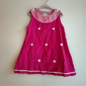 K&L Monday’s Child Pink Santa Sleeveless Dress 2T